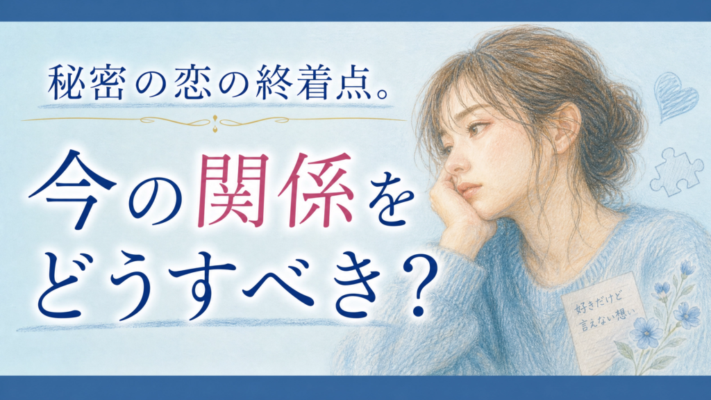 既婚者同士のW不倫の恋！引き際とこれからの関係