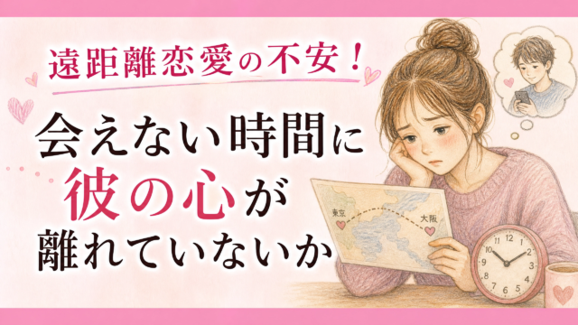 遠距離恋愛の不安！会えない時間に彼の心が離れていないか