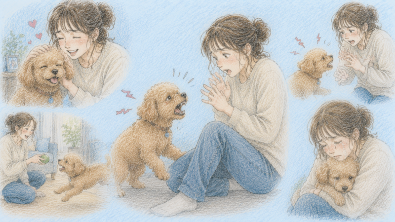 愛犬が急に噛むようになって悩んでいる