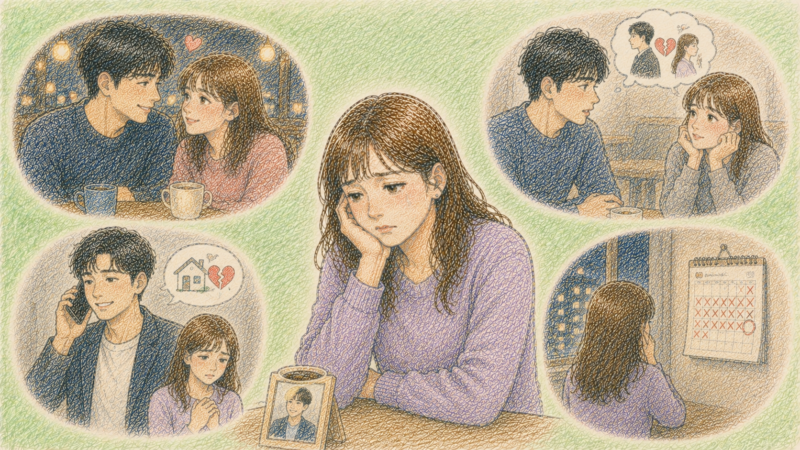 二年付き合っていた既婚の彼は必ず離婚すると言うが動かない