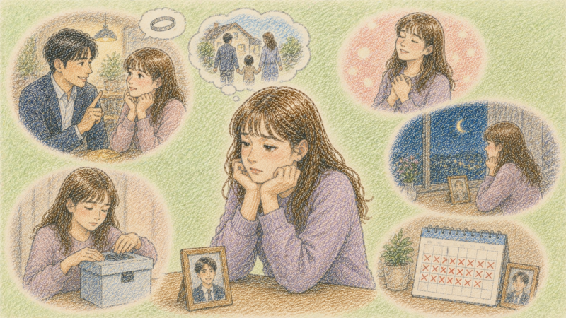 既婚の彼の離婚するという言葉を信じて五年間待ち続けていた