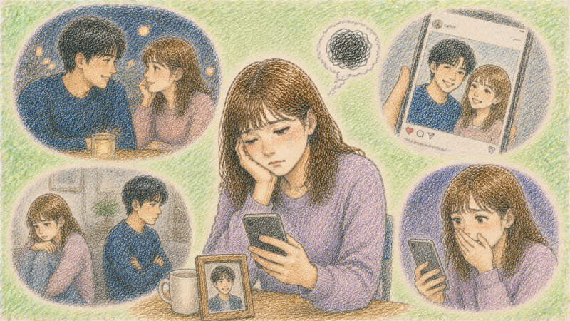 SNSで彼に新しい恋人ができたことを知ってしまった