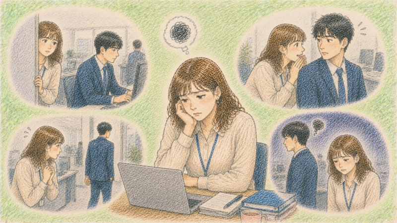 年下の彼のそっけなさに、不安のあまり職場で彼を目で追ったり、こっそり話しかけたりして確かめようとした