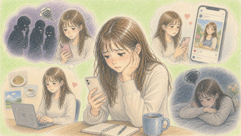 SNSで愚痴を投稿すれば、「ネガティブだと思われるかもしれない」という不安がつきまとう