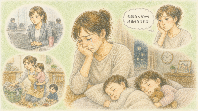 30代の女性、Gさんは、フルタイムで働きながら、3歳と1歳の子どもを育てています。