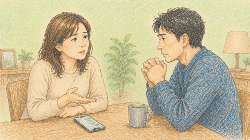 彼氏のスマホで浮気の証拠を見つけた