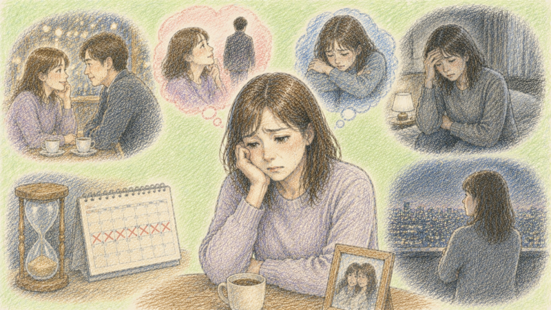 二年間続けていたＷ不倫の恋に答えを出せずに苦しんでいた