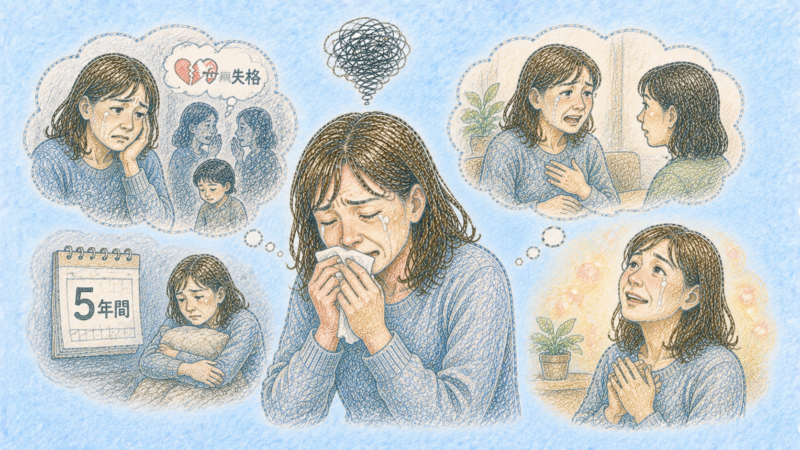 離婚したいなんて言ったら、もう母親失格だと思われる気がして5年間ずっと誰にも言えなかった