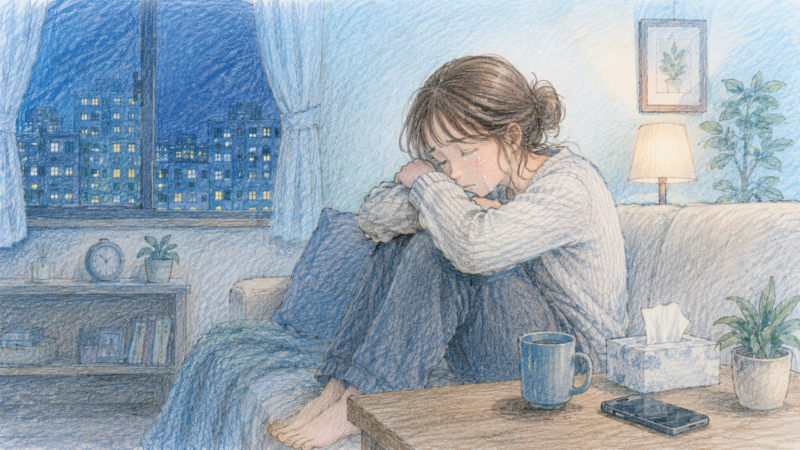一人暮らしを始めてから、夜になると強い孤独感に襲われるようになった