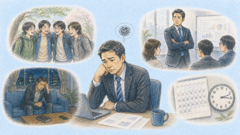 学生時代の友人たちとはすっかり疎遠になった