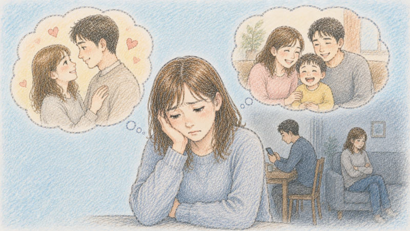 「結婚したら、心の支え合いができるはず」「家族がいれば、寂しさなんて感じないはず」こうした期待を、多くの人が結婚前から持っている