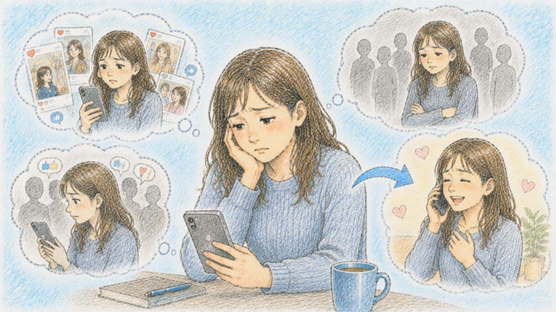 誰に何を話しても、どこかで評価されているような気がして本音を言えない