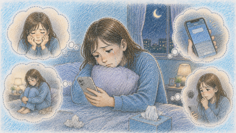 夜になると昼間は考えないようにしていたことが一気に押し寄せてくる