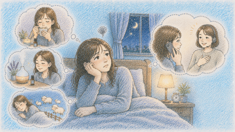 多くの方は眠れないときの対処法として「眠るための工夫」ばかりを考えがち