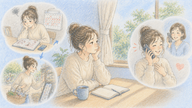 急に予定が空いてしうと人はふと自分の心の内側と向き合う