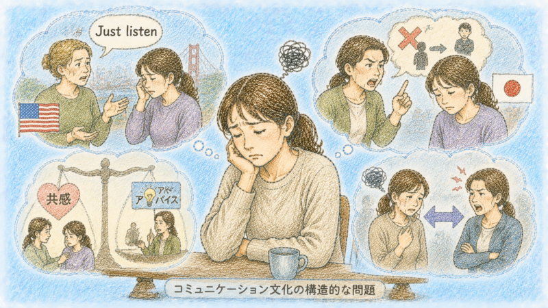 「共感より正論」は日本特有の文化。これはコミュニケーション文化の構造的な問題