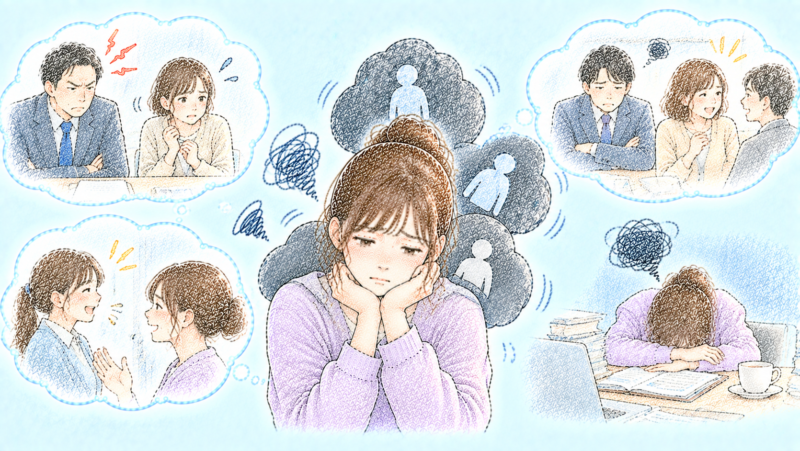 繊細の人は相手の機嫌を敏感に感じ取るがゆえに「相手を不快にさせてはいけない」と無意識のうちに責任を背負い込んでしまう傾向がある