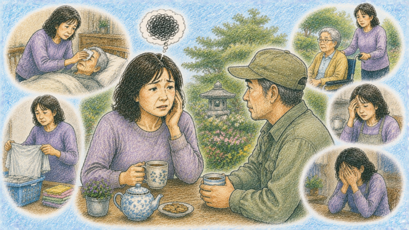 毎日必死で頑張っているのに、誰にも分かってもらえない気がしていると話す女性