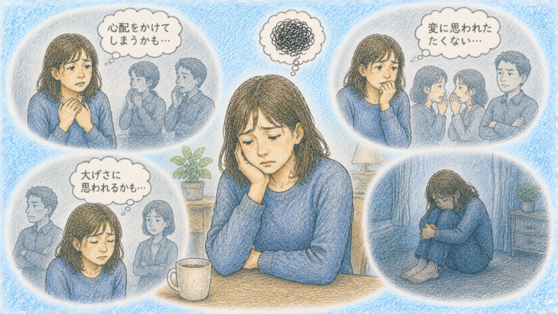 誰にも本音を言えないことが孤立感をさらに深める