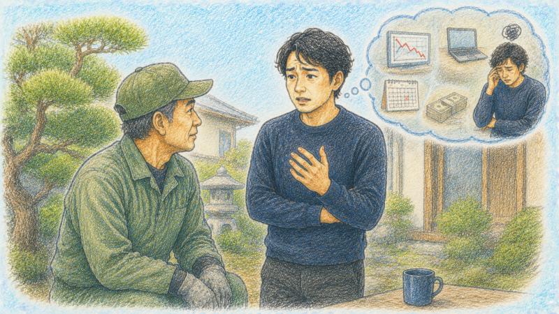 いつも不安で特に何か起きているわけじゃないのに常に気が張っている感じ
