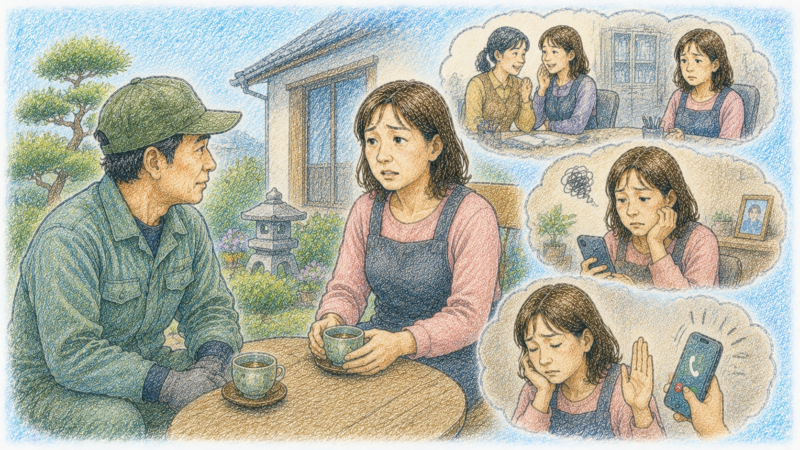 職場の特定の人との関係が本当にしんどくて、気づいたら家族や友人にまで、連絡するのが面倒に感じるようになった